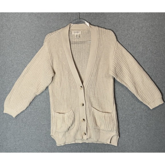 Jessica Simpson Cardigan Sweater Womens XS Knit Button Front Pockets‎ Casual - Picture 1 of 8